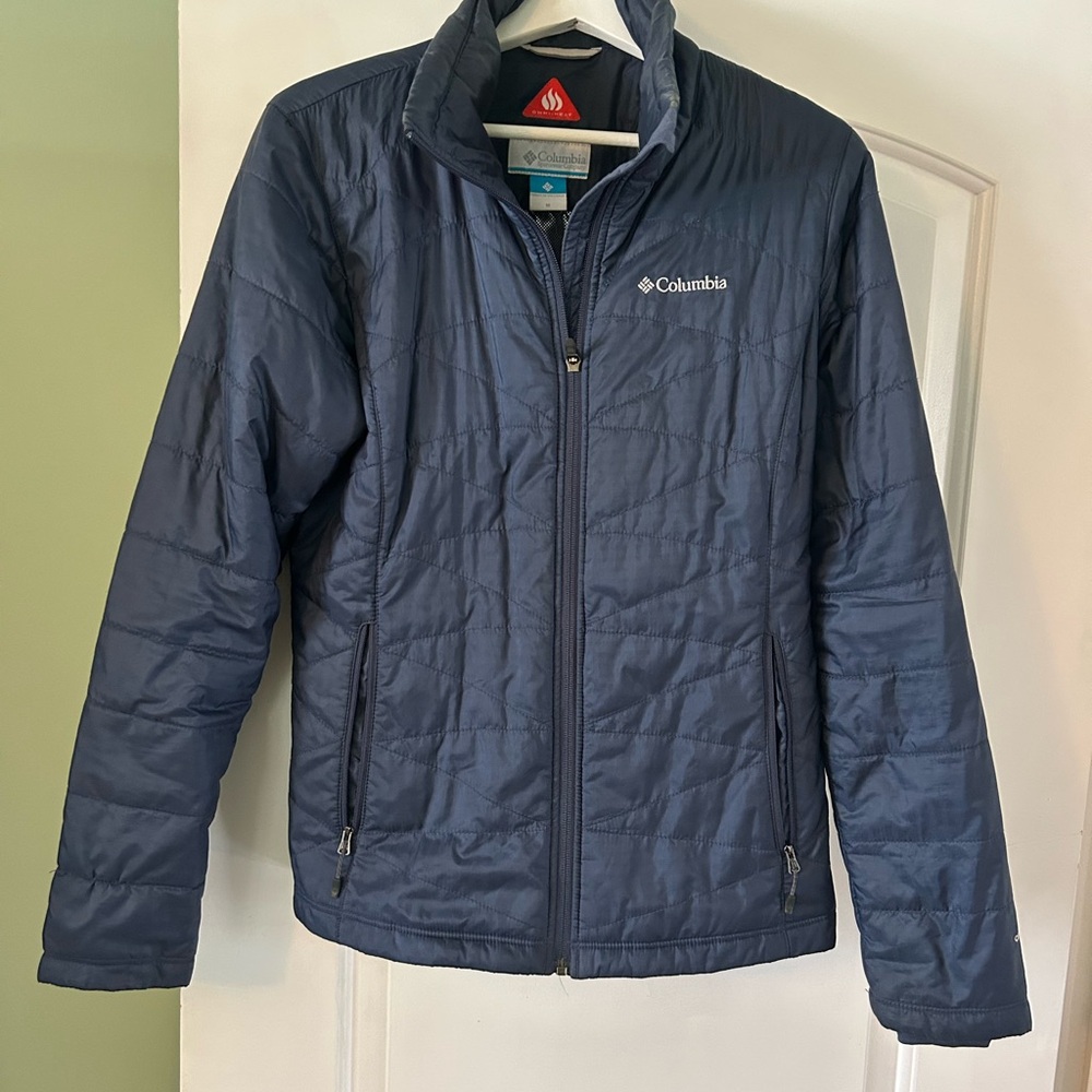 Lightweight Columbia Omni-Heat Jacket in Navy